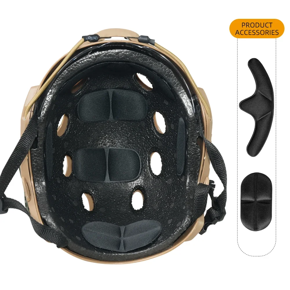 Capacete rápido abs leve capacete pistola de ar mh esportes comuns ao ar livre pj pistola de ar tiro cs proteção policial especial