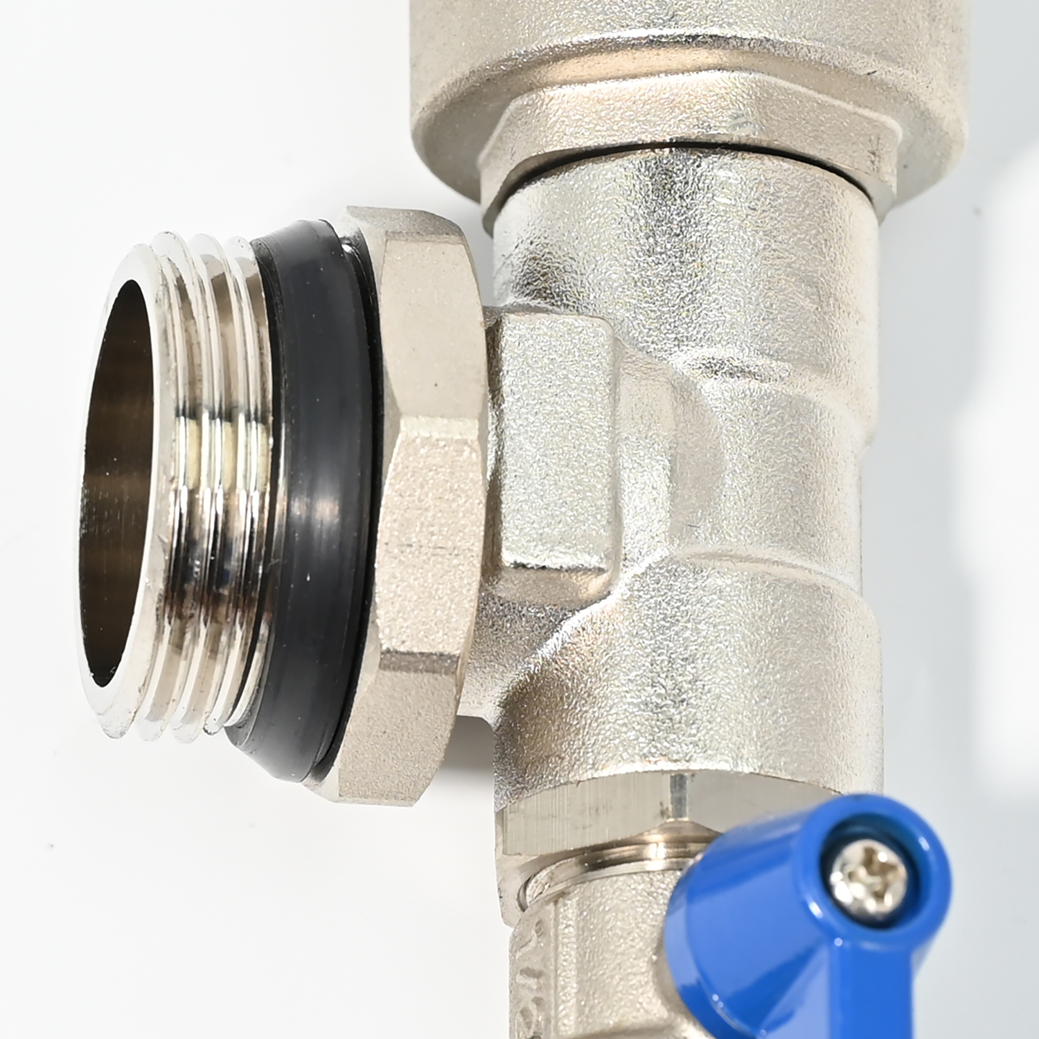 Пара/G1" Конечный элемент для коллектора с автоматическим воздухоотводчиком и дренажным краном