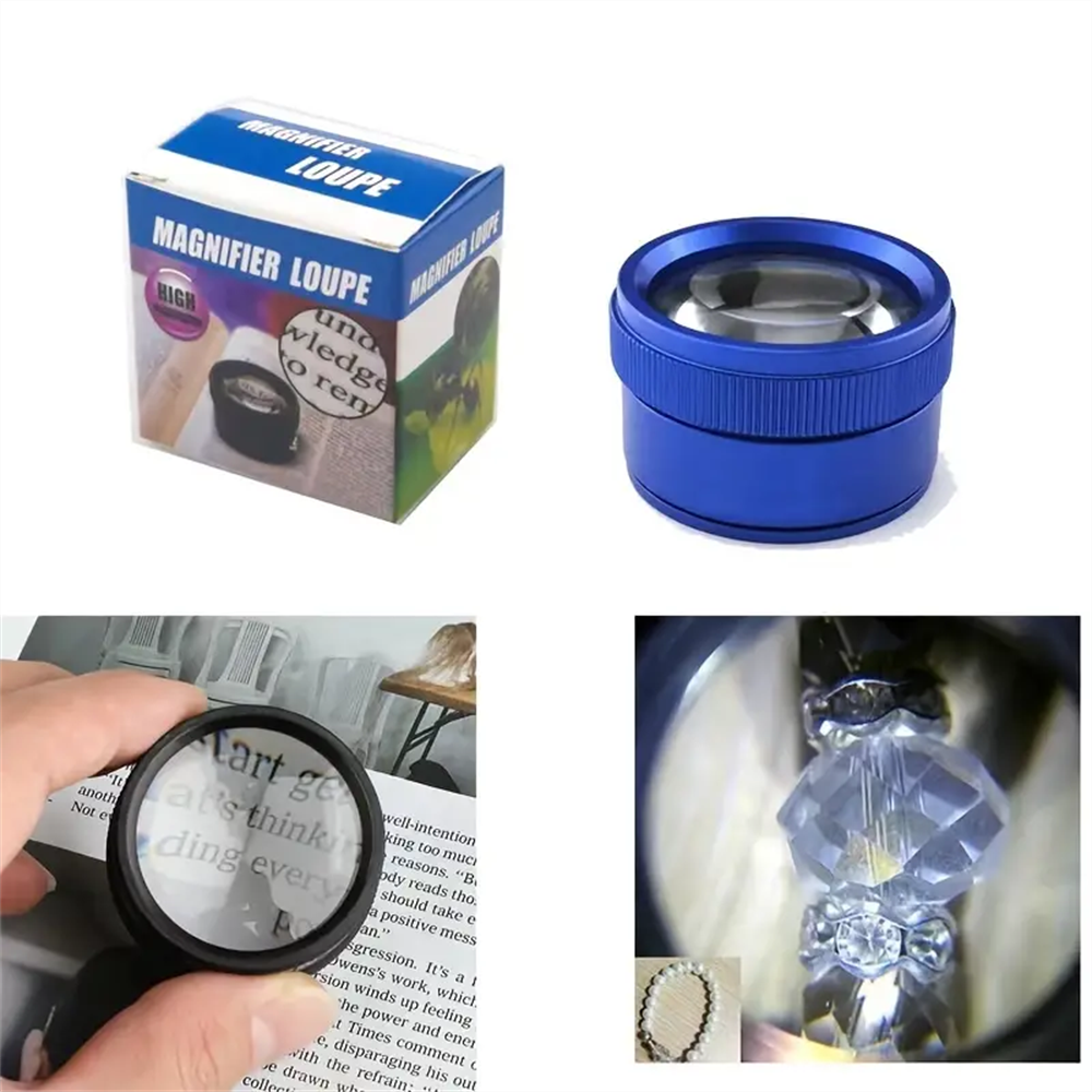 Tragbare Lupe mit optischer Glas linsen lupe kleine Lupe Lupe für Schmuck Münz stempel antike Identifizierung