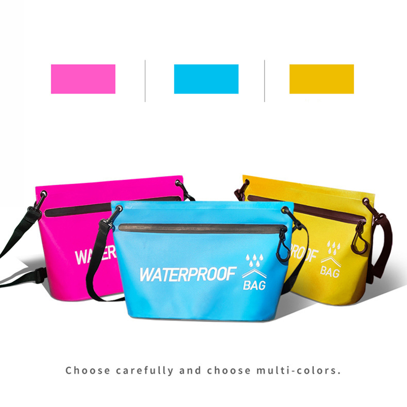 5L กระเป๋ากันน้ํากระเป๋าเดินทางกระเป๋าถือ Pack Wash Sack ว่ายน้ําล่องแก่งพายเรือคายัค River Trekking ลอยพายเรือน้ํากระเป๋า XA17WA