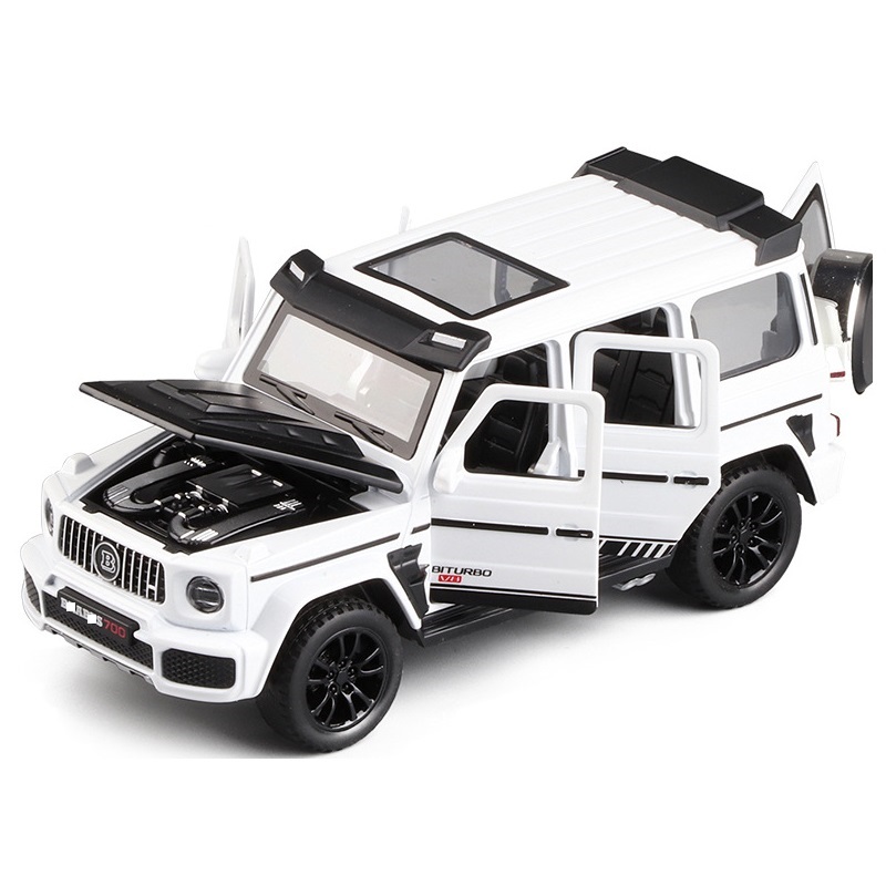 1/32 g700 liga modelo de carro simulação brinquedo diecast veículos fora de estrada suv com som n luz colecionável presente das crianças