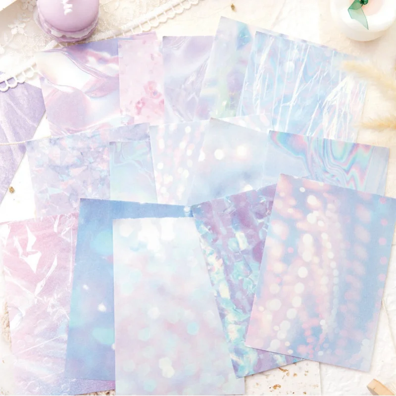 Mr.Paper 30pcs Ins Light And Shadow Base Paper For Decoration And Scrapbooking,
