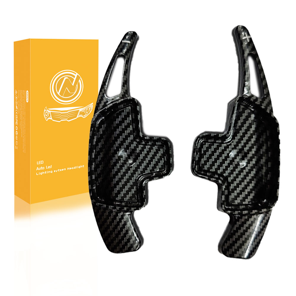 Para mercedes-benz a b c e classe cla gla cls glc paddle shifter fibra de carbono volante do carro shift paddle extensão shifters