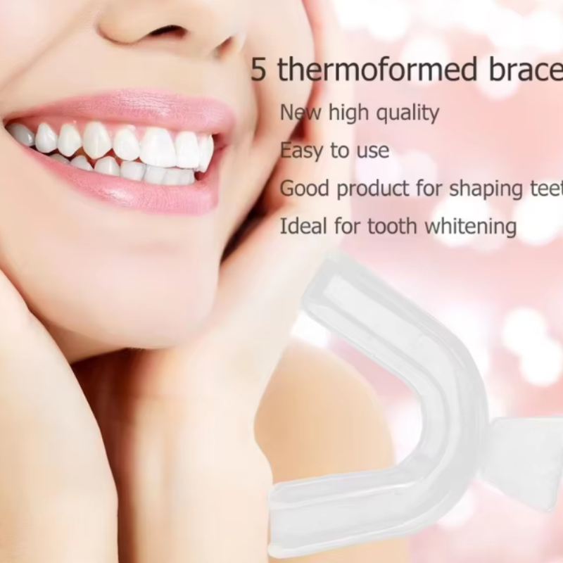 2-piece Teeth Tray Whitening Braces For Oral Hygiene Care Bleaching Teeth Tools