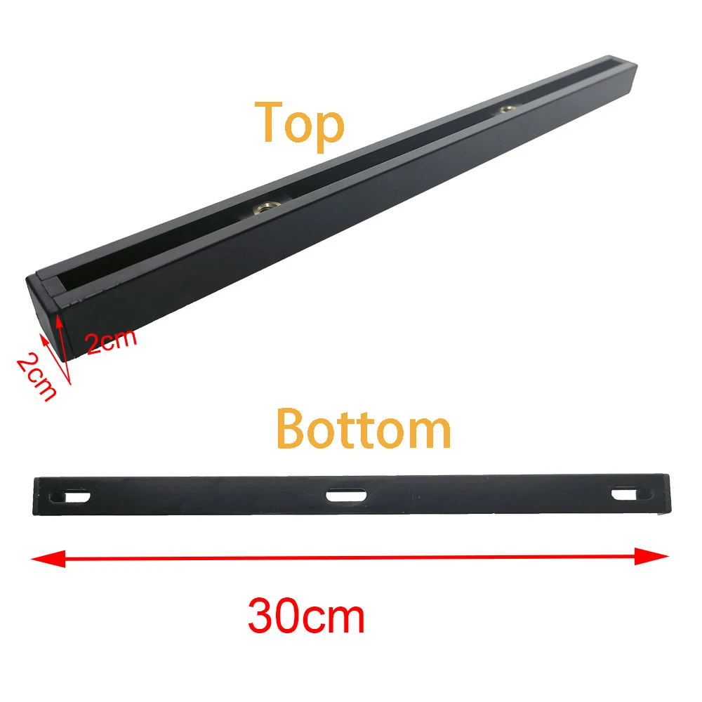 Rieles deslizantes de aluminio para Kayak, accesorios de soporte, soporte para caña de pescar, Base de montaje, aparejos, canoa, barco marino inflable