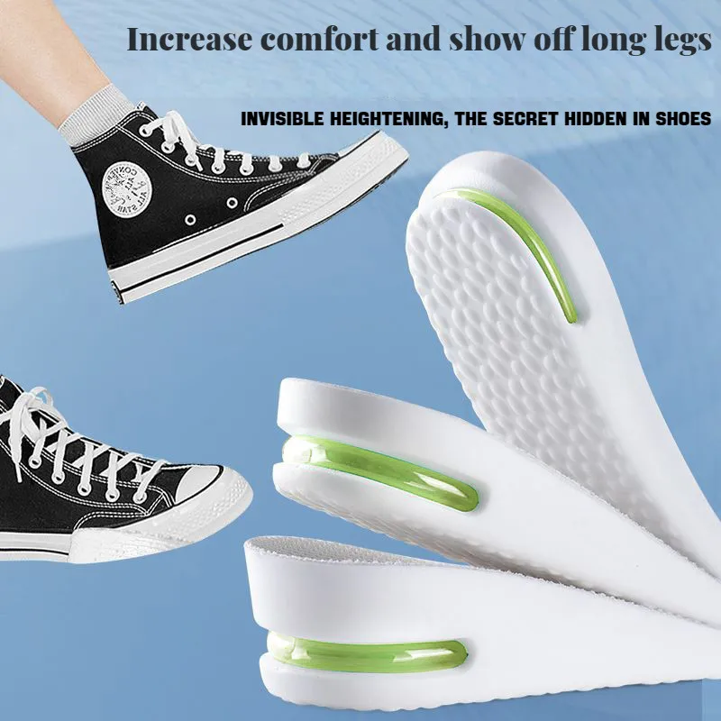 Semelle intérieure pour augmenter la hauteur des pieds, confort, fasciite plantaire, chaussures, baskets de Tennis pour hommes et femmes, coussinets de chaussures absorbant les chocs