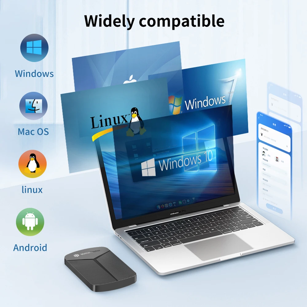 Yottamaster 2.5inch HDD Case USB3.0 5Gbps UASP External Storage HDD Case Support Thickness 7-9.5MM 4TB HDD for PC Laptop