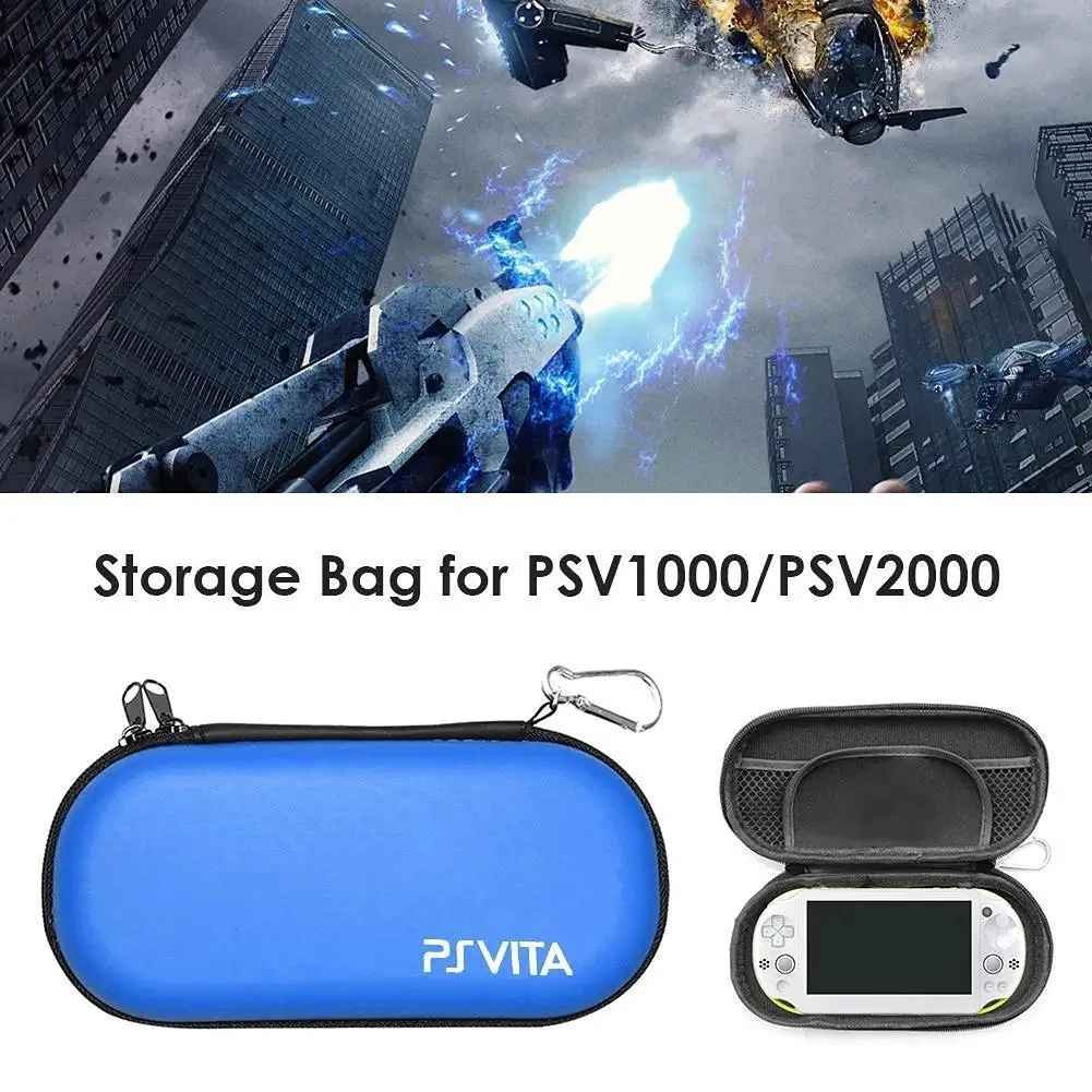 Custodia rigida in EVA per Console Gamepad PSV1000/PSV2000 custodia protettiva da viaggio antiurto per Console di gioco PSV PS Vita