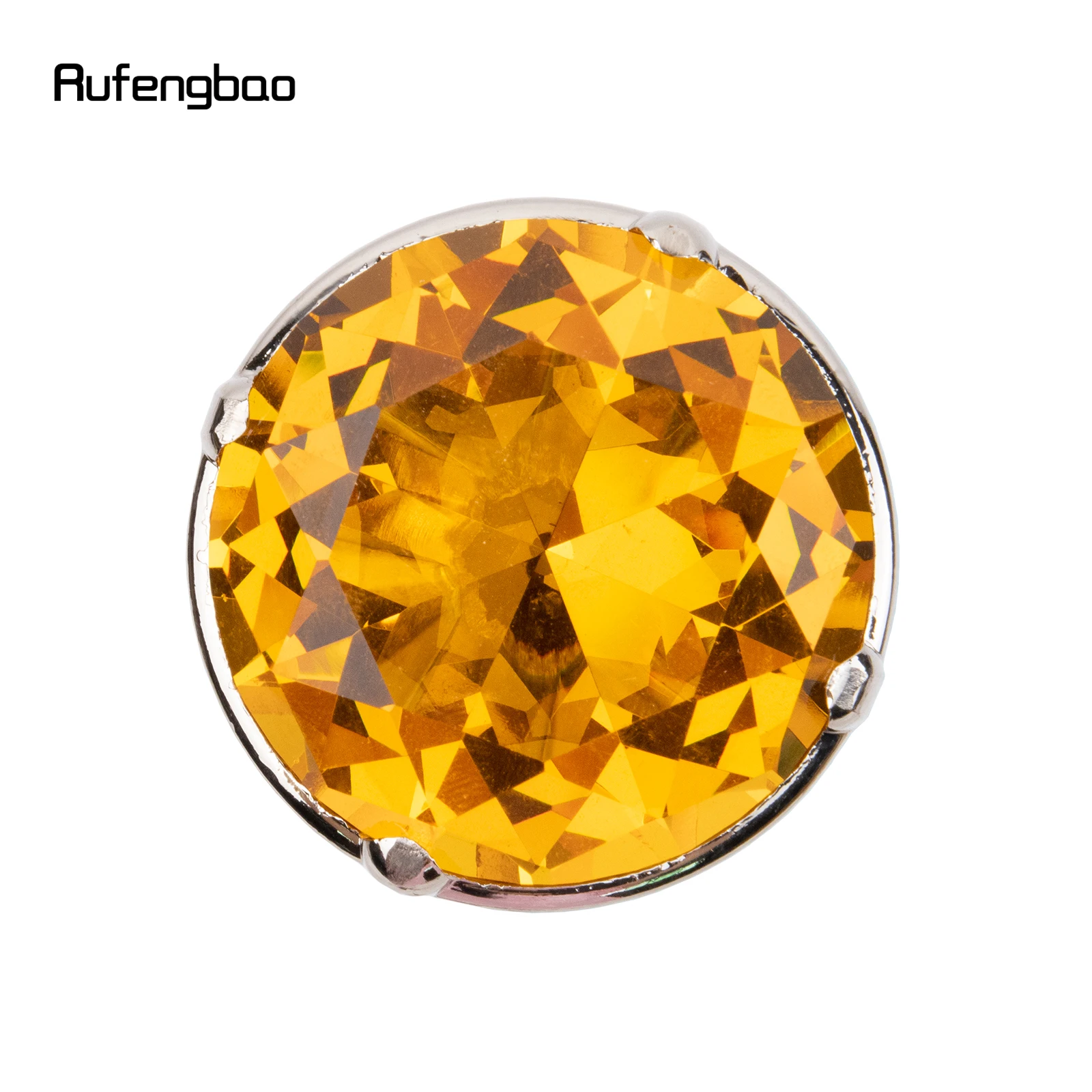 オレンジダイヤモンドタイプの杖,装飾的な杖,エレガントなコスプレ杖,クロージャーノブ,白いファッション,93cm