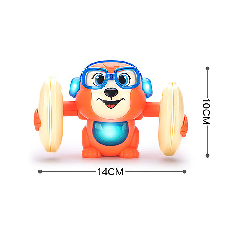 เด็กสัตว์อิเล็กทรอนิกส์เด็กเต้นรําลิงสัตว์เลี้ยงมีเพลงการศึกษาเด็ก Sensory Interactive Development ของเล่น