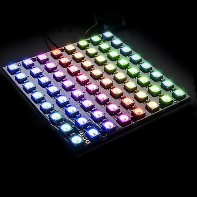 8x8 64 LED Matrix WS2812 LED 5050 RGB FZ1104