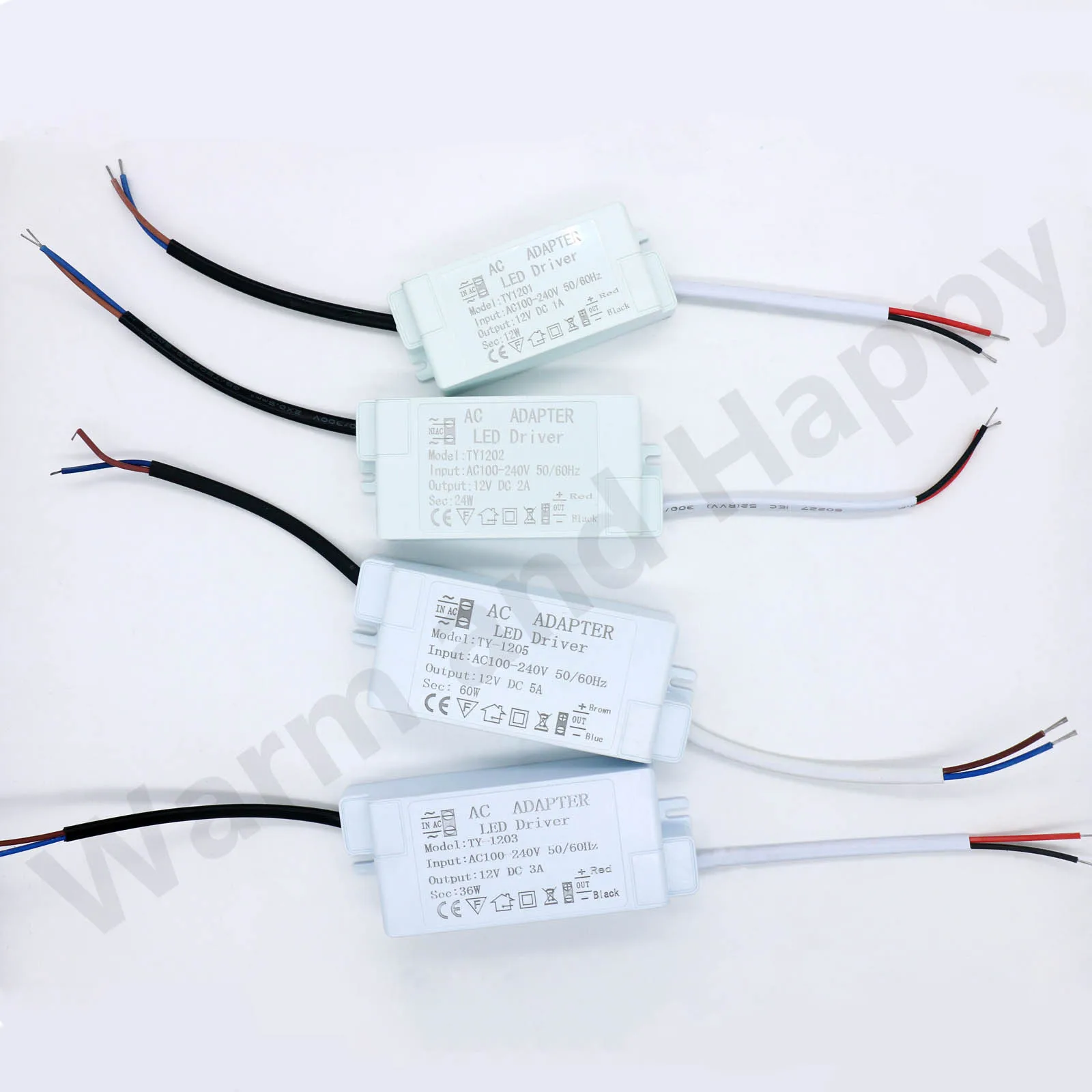 LED Điều Khiển 12 V 12 W 24 W 36 W Với Trường Hợp Cho Đèn Led AC220 ĐỂ 12 V 1A2A3A Điện cung cấp Điều Khiển Chiếu Sáng Transformers Đối Với LED Dải Ánh Sáng