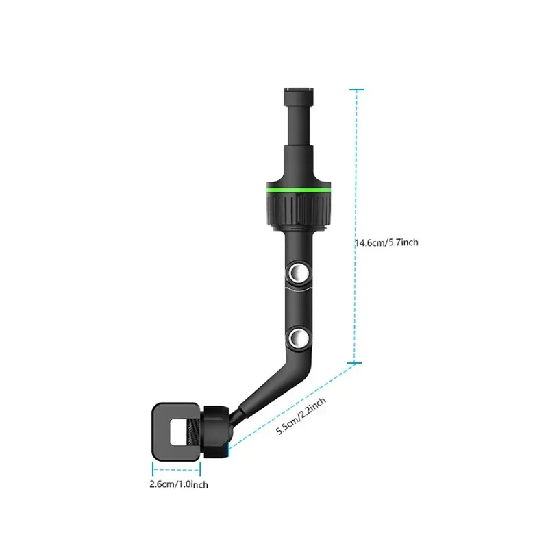 VIKEFON 360 Degree Rotatable Universal Car Phone Holder Multifunctional Auto Rearview Mirror Seat Clip Bracket Cell Phone Holder