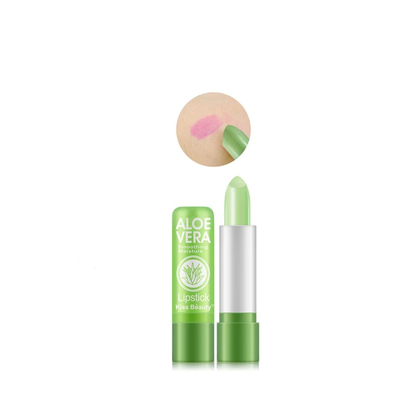 1PC Moisturizing Aloe Color Changing Lipstick Long Term Moisturizing and Moisturizing Lipstick Lip Color Lip Care