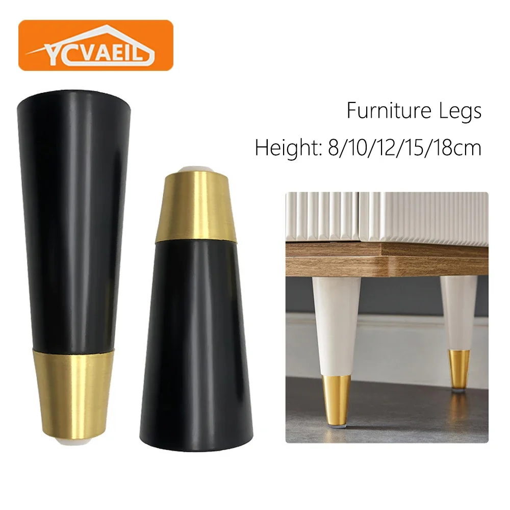 4Pcs Rắn Gỗ Bảng Chân Cho Chân Đồ Nội Thất Sofa Ghế Ghế Giường Sofa Tủ Hỗ Trợ Phần Cứng Tủ Bàn Thay Thế Bằng Gỗ Chân