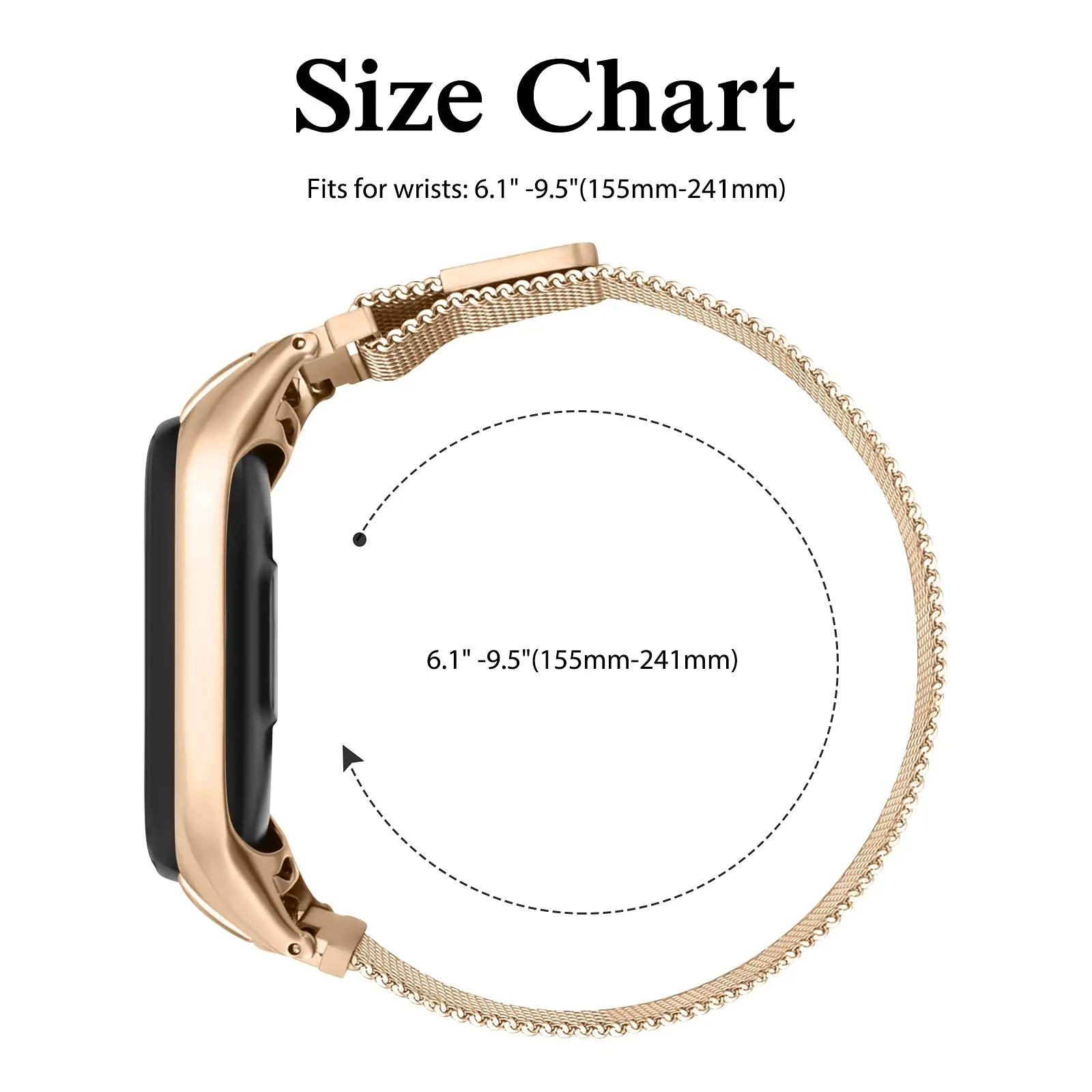 Milanese Cho Xiaomi Mi Band 7 6 Dây Correa Mi Band 4 Thép Không Gỉ Metel Vòng Tay Miband6 Band4 Dành Cho Xiaomi mi Ban Nhạc 5 3 4 6 7