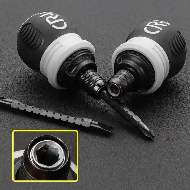 Mini cacciavite a cricchetto magnetico Phillips scanalato risparmio di manodopera utensili manuali cacciavite di retromarcia Driver industriale
