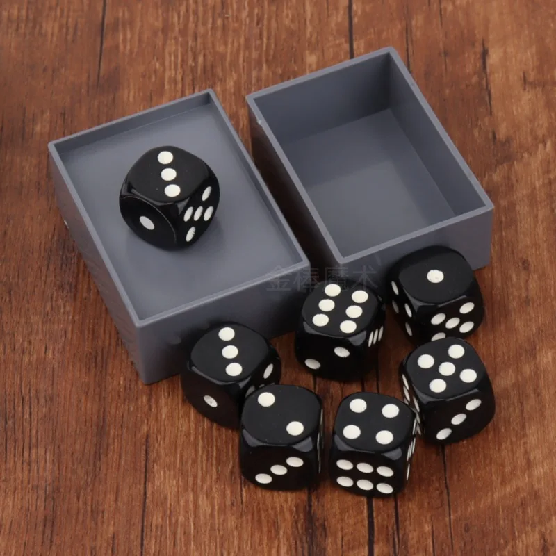 6 unids/caja Predict Miracle Dice Turn All Dice Into 6 magia juguete magos muestra ilusión accesorios juguetes para niños regalos trucos de magia
