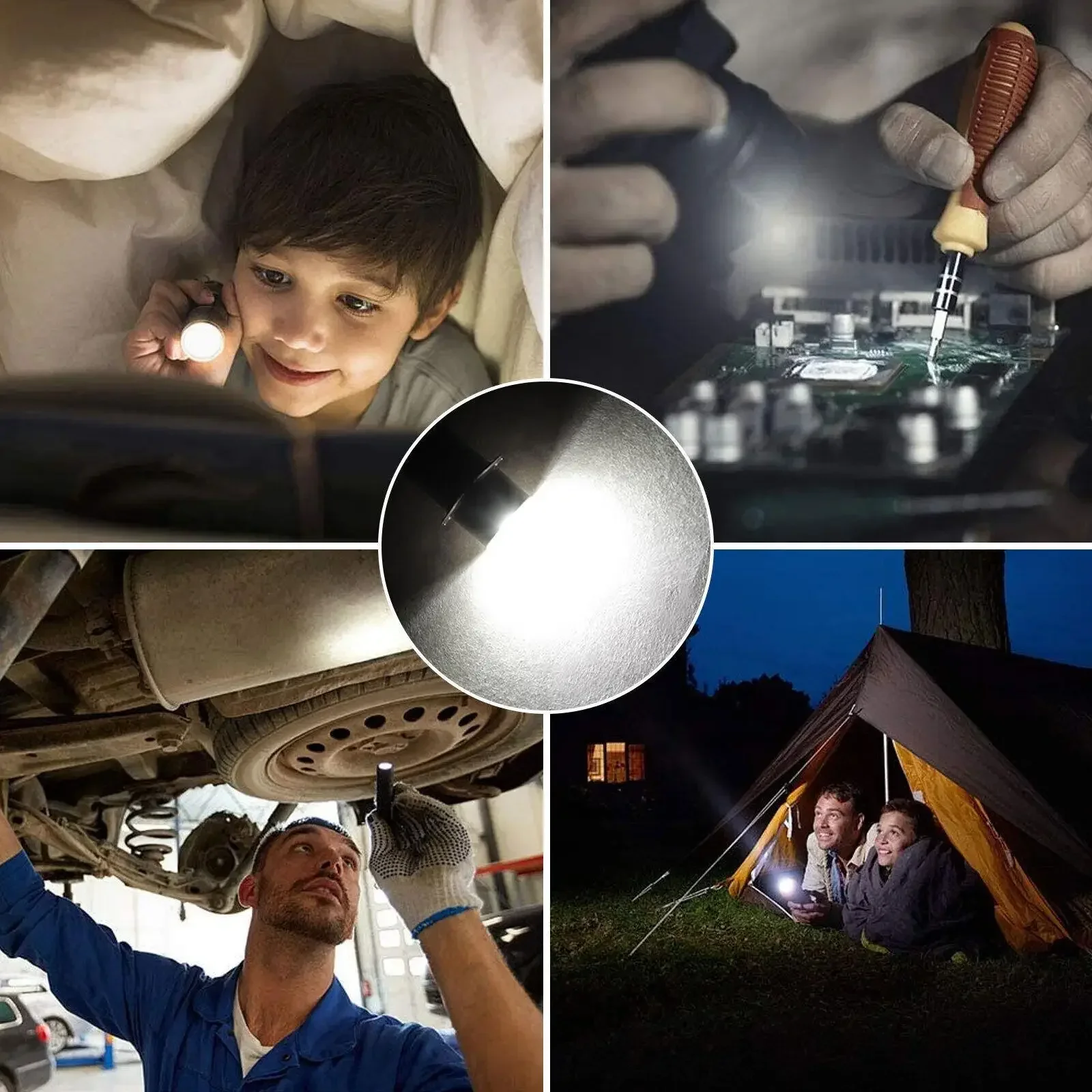 P13.5S E10 BA9S Base 5W LED Upgrade Bulbs White Maglite Flashlight 6500K 3W DC Replacement Bulbs Torches Work Lamp