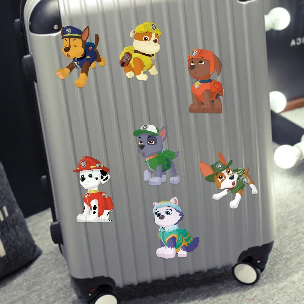8/16 แผ่น PAW Patrol Chase Skye ปริศนาสติกเกอร์ของเล่นการ์ตูนตลก Make-a-Face Decal ประกอบจิ๊กซอว์เด็กคริสต์มาสของ...