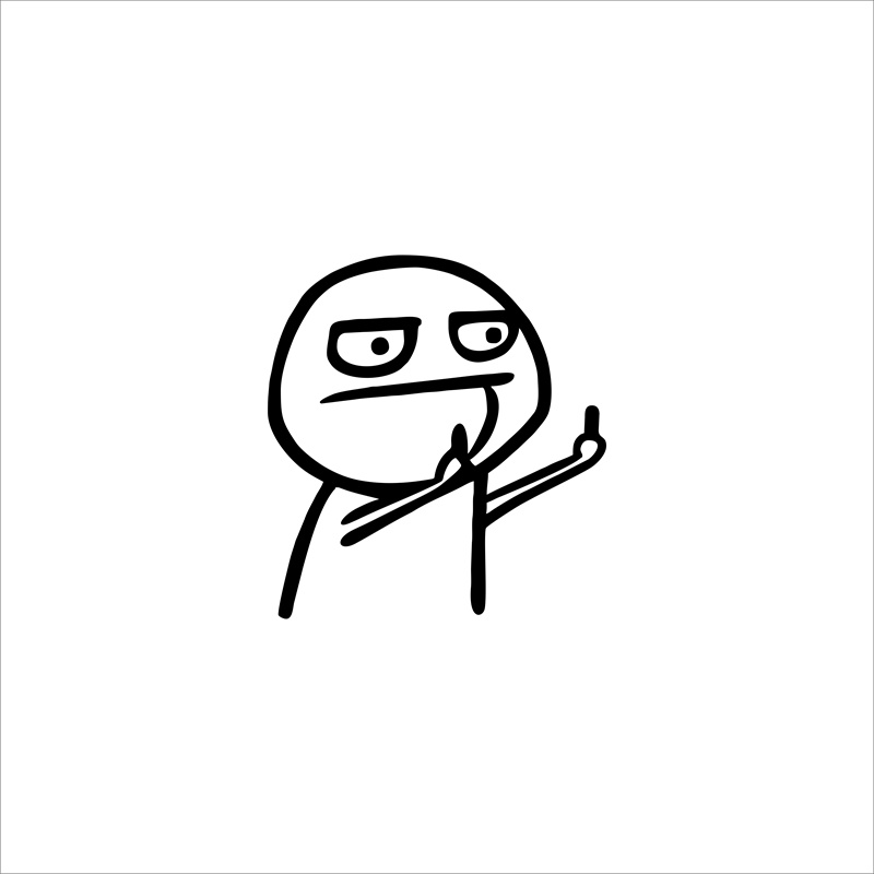 Carro da motocicleta dos desenhos animados engraçado dedo médio reflexivo vinil adesivo de carro bicicleta decalque estilo decoração acessórios exteriores