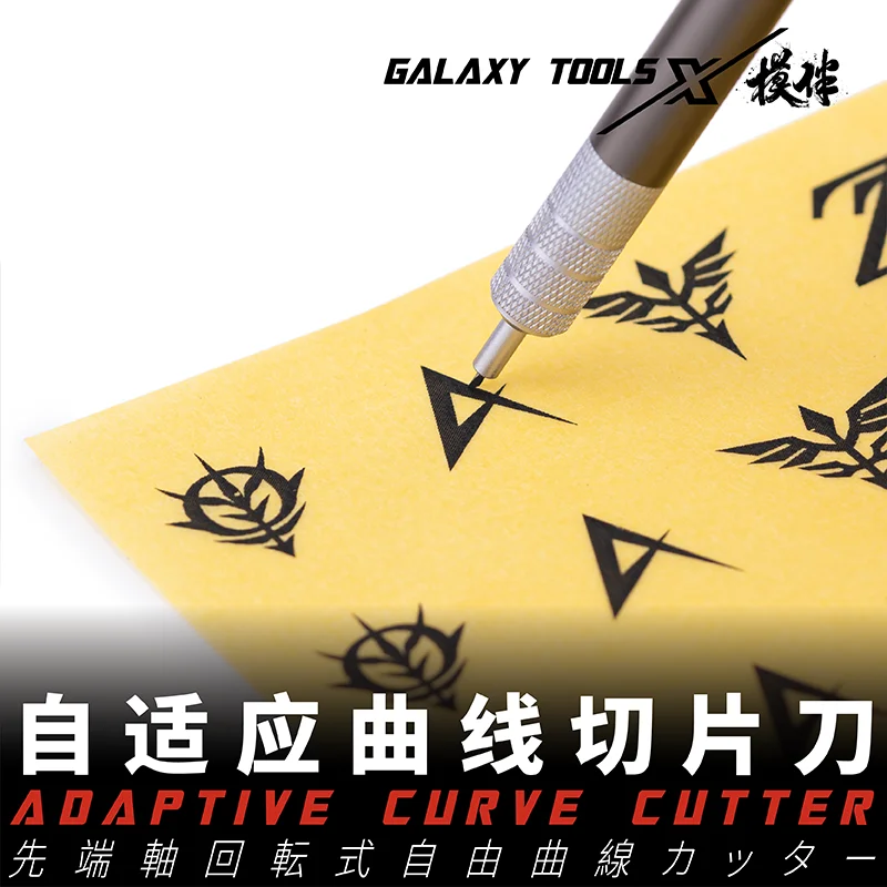 Mô Hình Xoay Dao Cánh Quạt-Shafted Quay Thích Ứng Đường Cong Slicer 360 Độ Thích Ứng Xoay Cong Dao Quay Khắc Dao