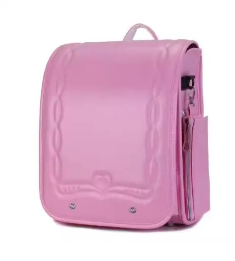 소녀를위한 학교 Randoseru 배낭 소년을위한 일본 학교 가방 일본 PU 가죽 학교 Bookbag randoseru 일본 배낭