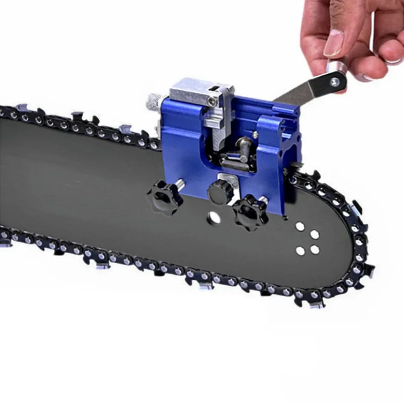 Chainsaw Sharpener Jig Portable Manual Chainsaw Chain Sharpening for Most Chain Saws and Electric Saws with Sharpening Heads