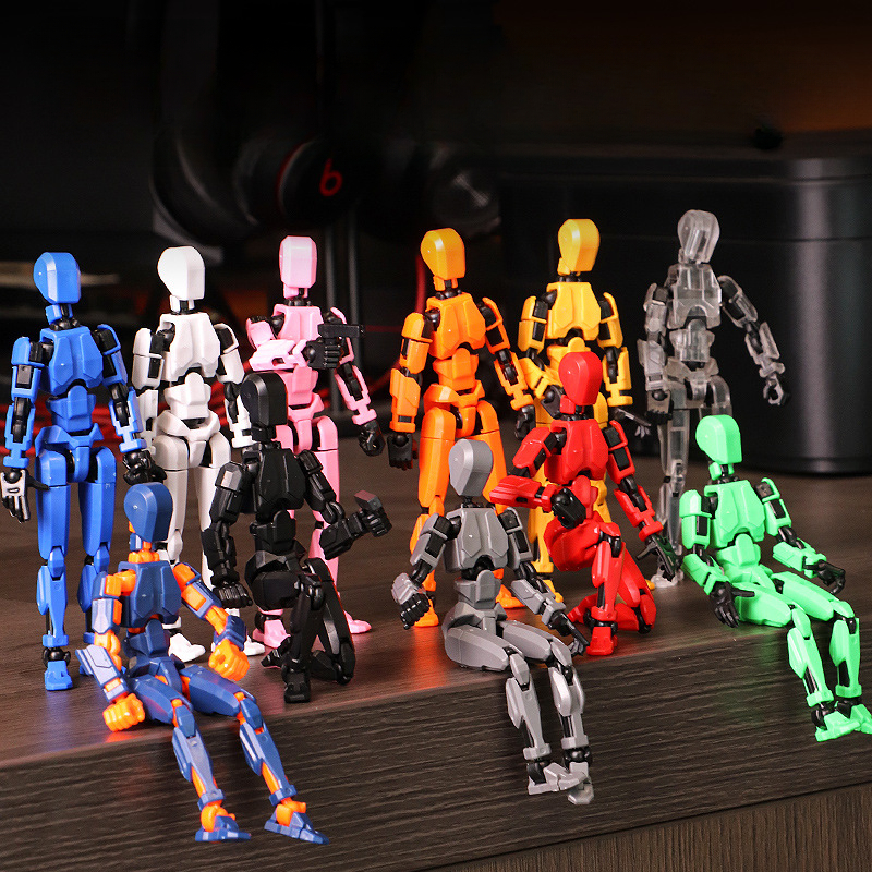 หุ่นโมเดลขยับได้หลายข้อต่อหุ่น2.0พิมพ์3D หุ่นจำลอง13หุ่นของเล่นผู้ใหญ่เกมสำหรับเด็กผู้ปกครอง