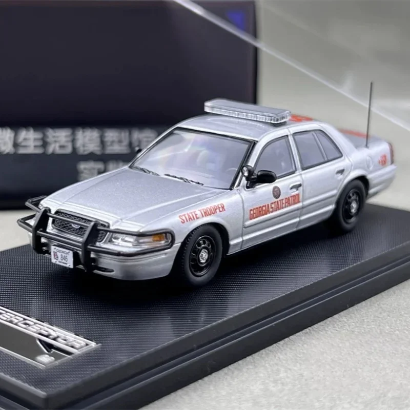 B-M Rollin 1:64 Ford Crown Victoria Interceptor Emergency Vehicle Alloy Model