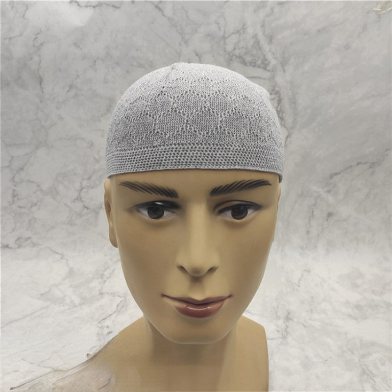 男性用ニットビーニーハット、中波、kufi、jewishアイテム、islam、イスラム教徒、夏