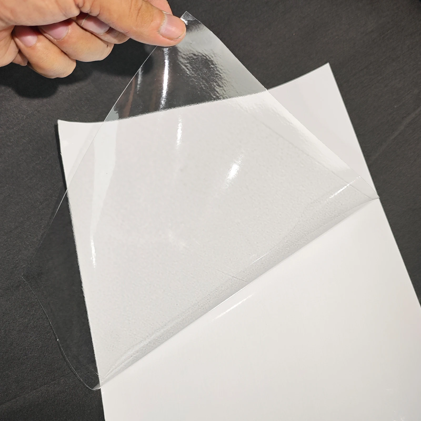 ESHANG 20 แผ่นกันน้ําเย็นฟิล์มเคลือบ A4 ขนาด Self-กาวกระดาษฟิล์ม DIY แพคเกจการ์ดภาพฟิล์มเคลือบ
