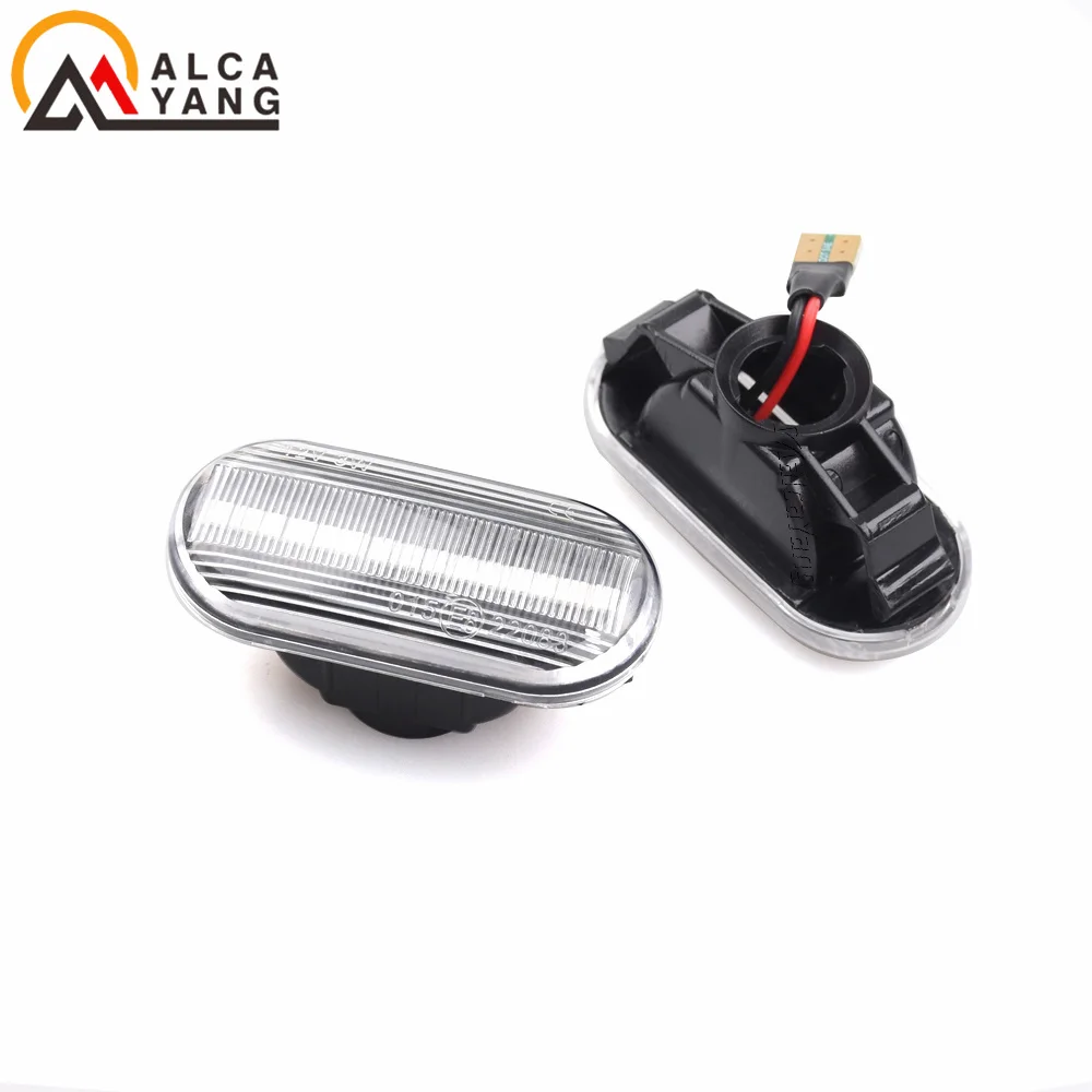 Luz LED de intermitente lateral dinámica para coche, para Nissan Cube Z11 Tiida C11 Note E11 NE11 Micra K12 NP300 Navara D40 Qashqai J10