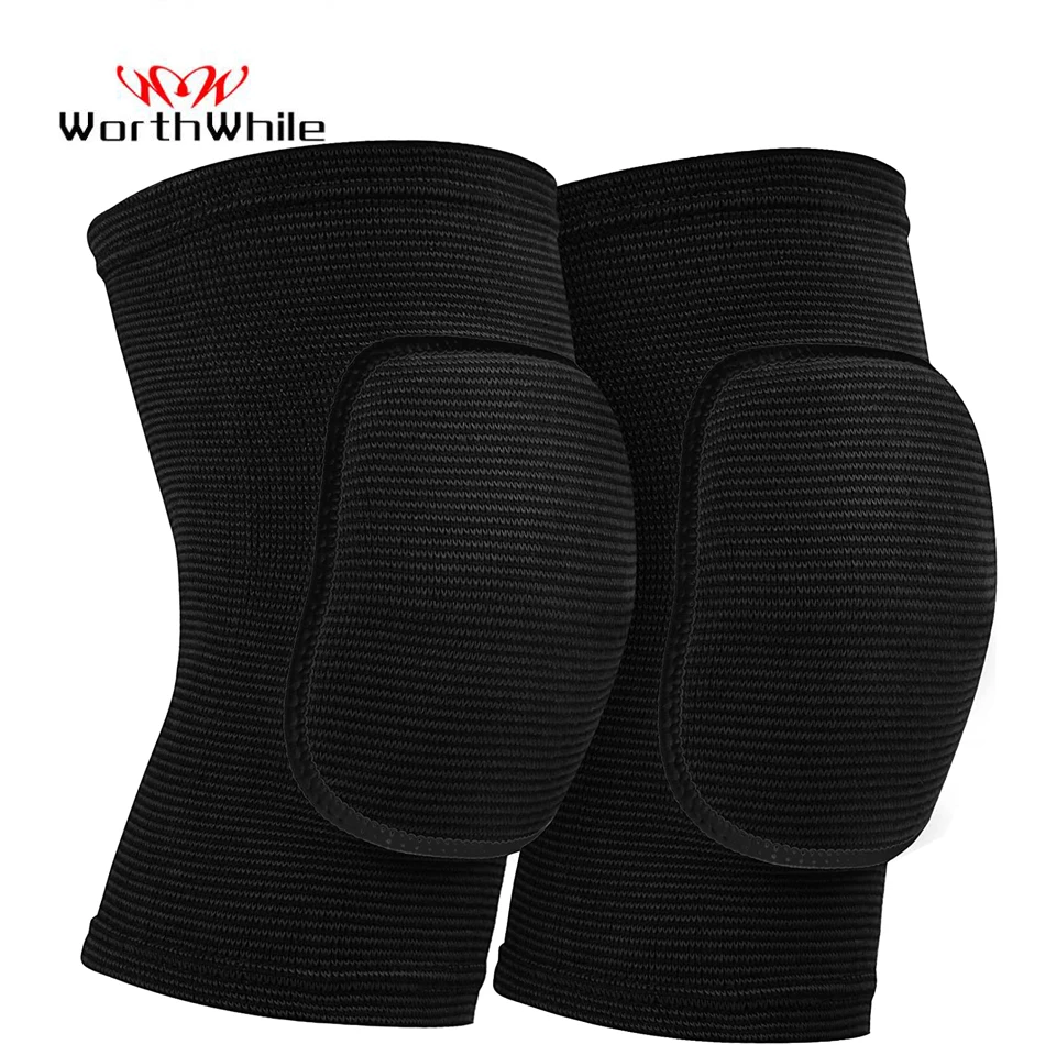 Vale la pena Ginocchiere da ballo per pallavolo Yoga Donna Bambini Uomo Supporto per tutore rotuleo Ginocchiera in EVA Protezione fitness Attrezzatura da lavoro