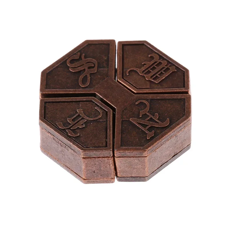 Bagua Lock Metal Puzzle Brain Teasers Box Eight Trigrams Lock IQ Zabawki Dla Dzieci Dorośli Fidget Dla Lęk Wit And Logica Games