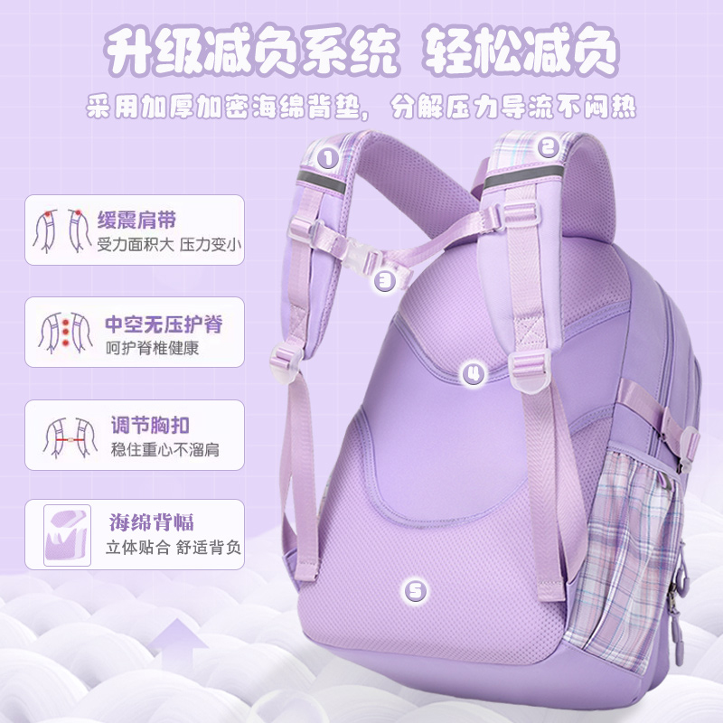 カピバラ小学生バックパック、大容量、3〜6年生、新しい2021