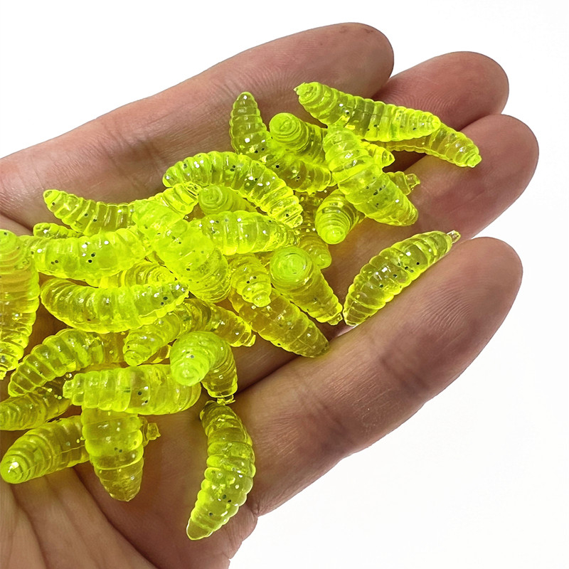 50 stks Lua Zacht Aas Nep Broodwormen Regenwormen Rode Wormen Zachte Wormen Nep Wormen Visaas