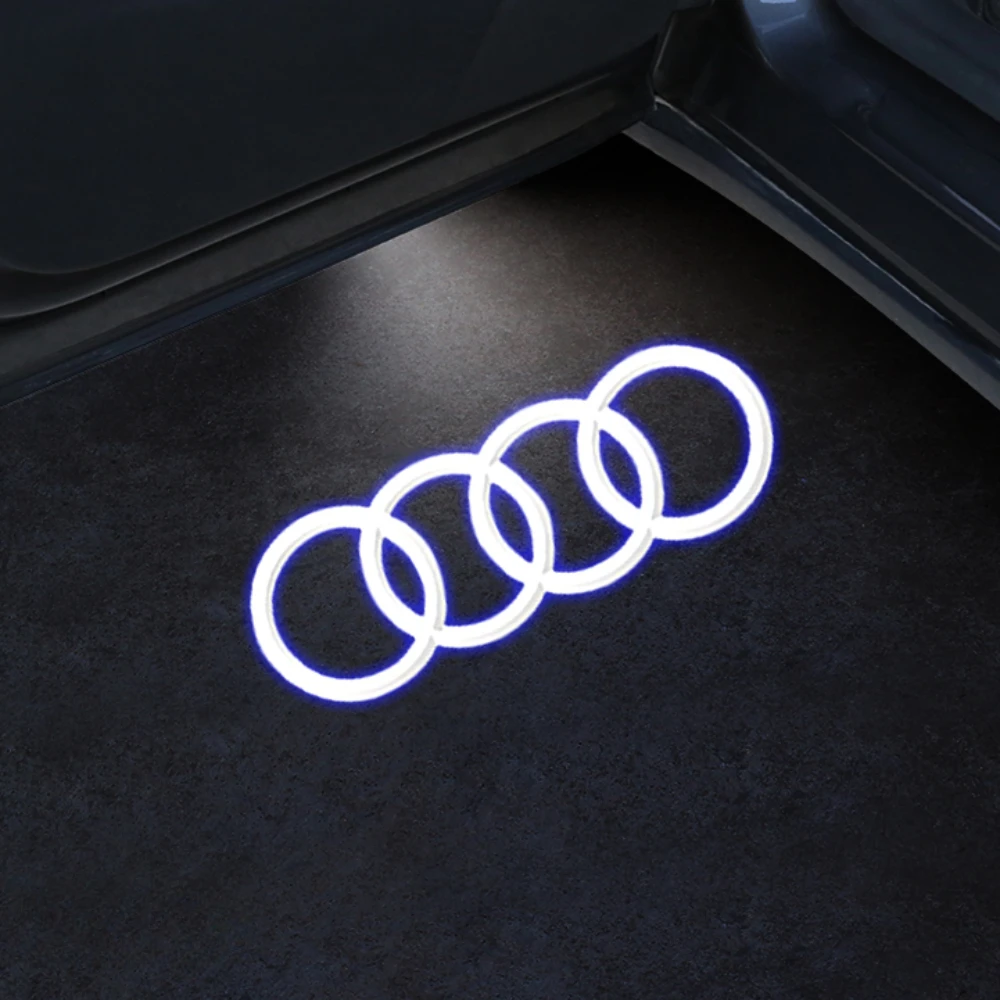 2024 Car Door Welcome Light Led HD Projector Lamp For Audi A3 A4 B8 8P 8V A6 C7 A5 Q5 B7 B6 B9 SLINE QUTTRO RS Q3 Q7 S3 S4 S5 S6