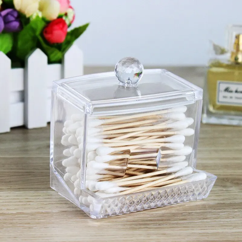 100 pz Tampone di Cotone Scatola di Cotone di Alta Qualità Scatola di Cotone Flip Scatola di Soffio di Cotone Cosmetici Scatola di Immagazzinaggio Rossetto Scatola di Immagazzinaggio di Salviette Per Il Viso