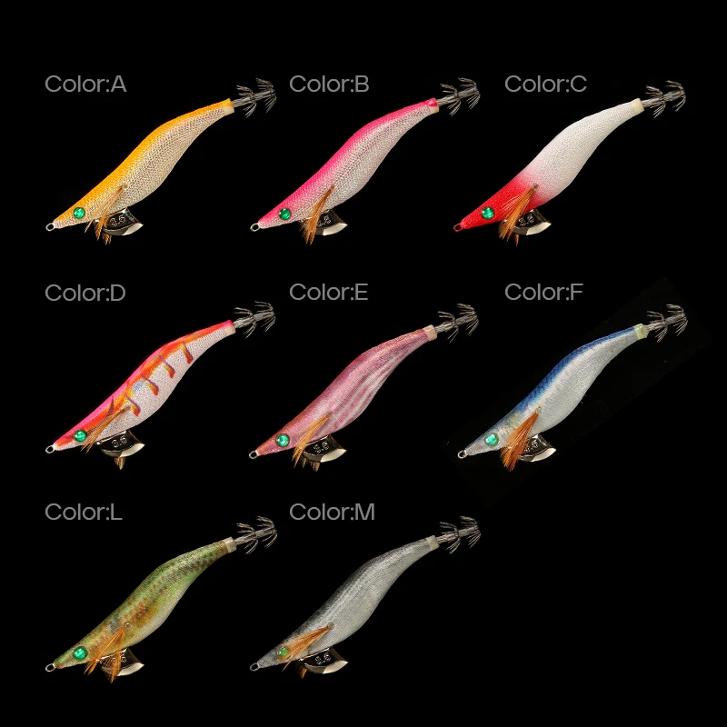 LETOYO Mực Ghép Hình 2.5 #3.0 #3.5 # Mực Dụ Cá Nhân Tạo Mực Móc Jigging Mồi Câu Cá Biển mực Nang EGI SUTTE R