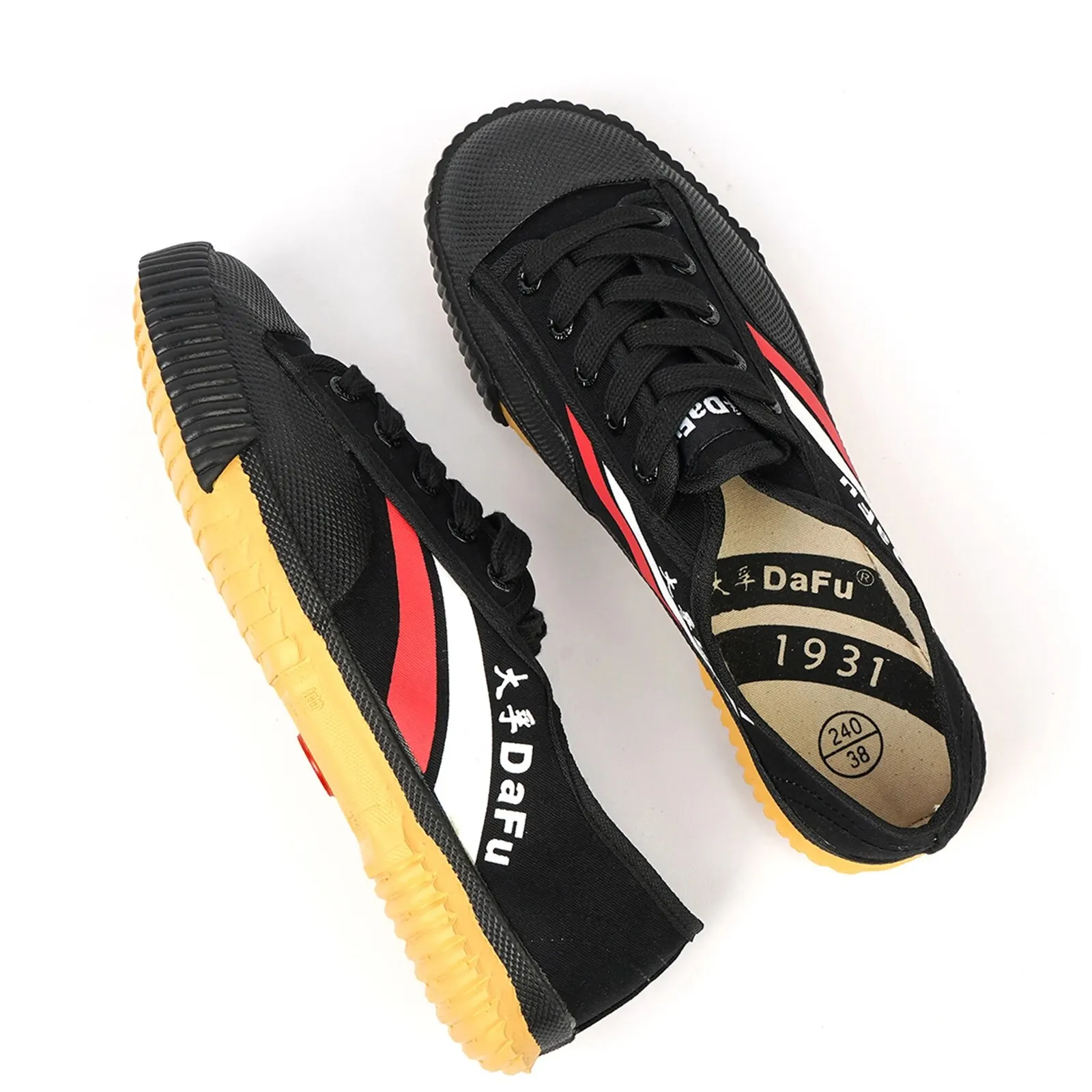Sapatos de treinamento clássico original Dafu-Kungfu, tênis de artes marciais, branco, 3002