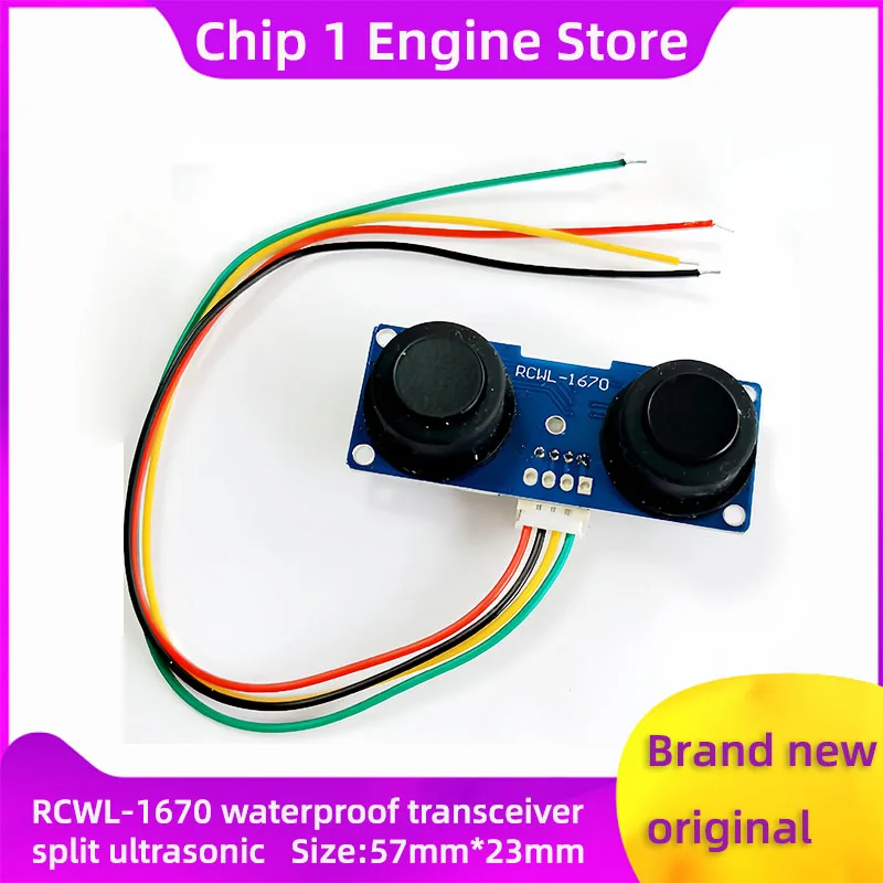 RCWL-1670 Medición del nivel de agua/transceptor impermeable Módulo de sensor de rango ultrasónico dividido 2CM-4M DC3-5V 1.5uA