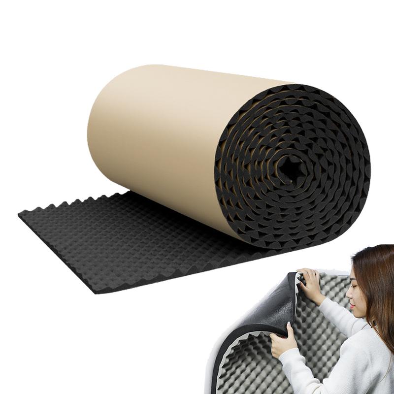 แผงดูดซับเสียงแผ่นเสียงแผงอะคูสติก Self Adhesive Acoustic Barrier สําหรับสตูดิโอรถยนต์กันน้ํา Sound Proof Padding