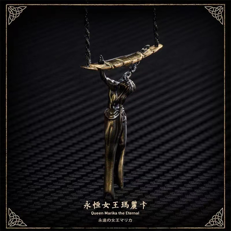 Star Forged Elden Ring Merchandise Eternal Queen Maria Pendant Necklace Accessories Gift for Friends