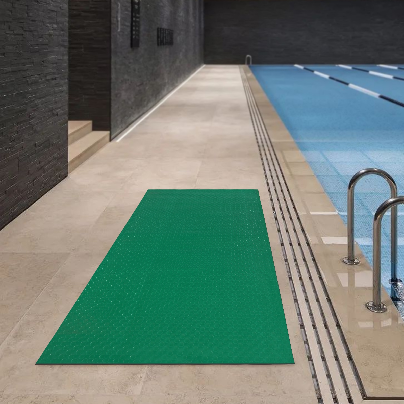 Green Bodenhalterung PVC-Schutzmatte mit Noppen, Bodenmatte mit Noppen, PVC-Laufmatte