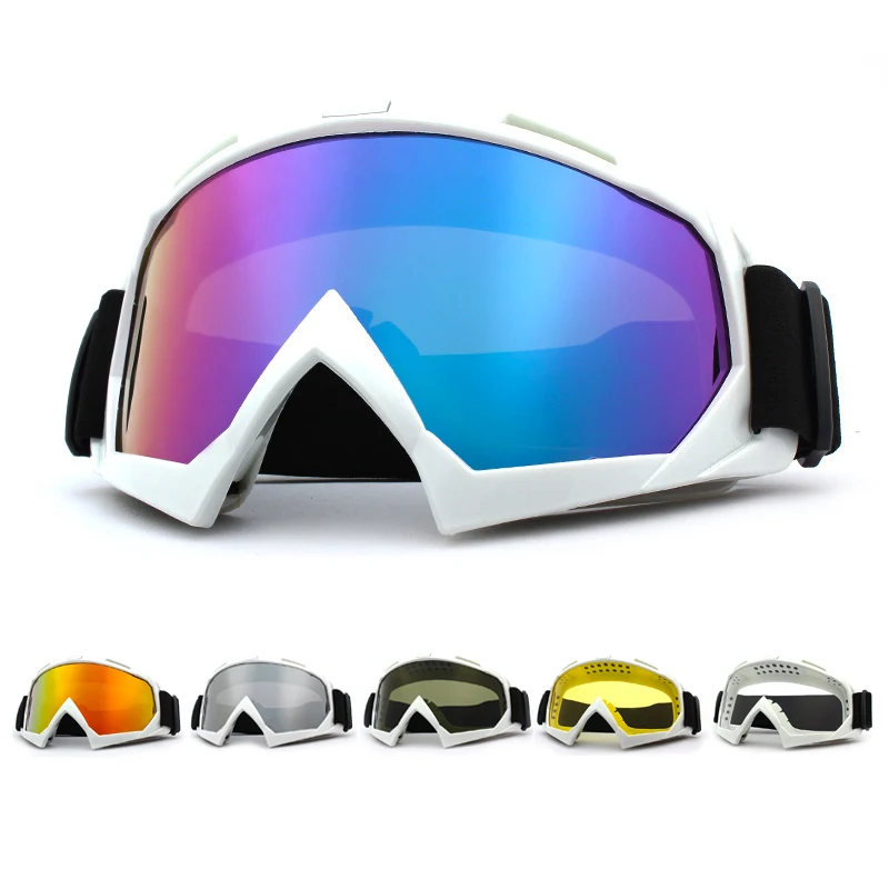 Gogle narciarskie Wiatroodporne Gogle Rowerowe Motocyklowe Zimowe Przeciwmgielne Gogle Snowboardowe Okulary Narciarskie Maska Narciarska Taktyczne Gogle Okulary Przeciwsłoneczne