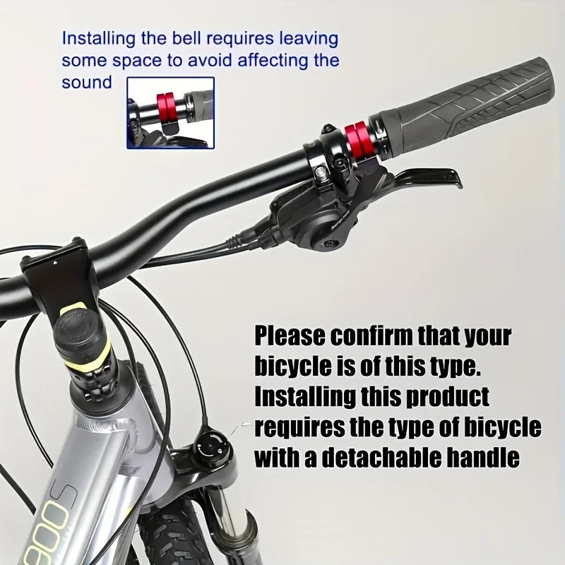 Sonnette de vélo Super forte pour adulte, klaxon Invisible, accessoires de vélo pliant