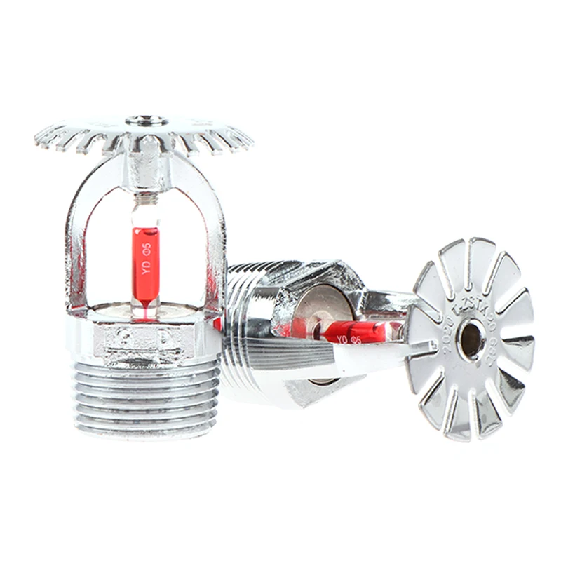68 graus pendent fogo sprinkler cabeça 1/2 "dn15 extinguindo sistema de proteção sprinkler cabeça para escola ginásio público