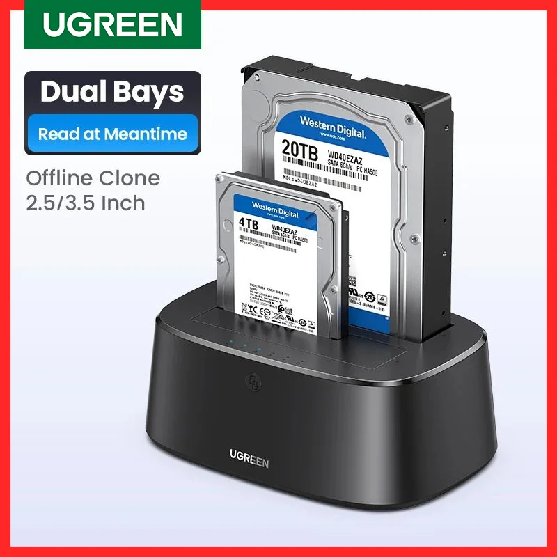 Док-станция UGREEN для жесткого диска 3,0 дюйма, SATA на USB 2,5