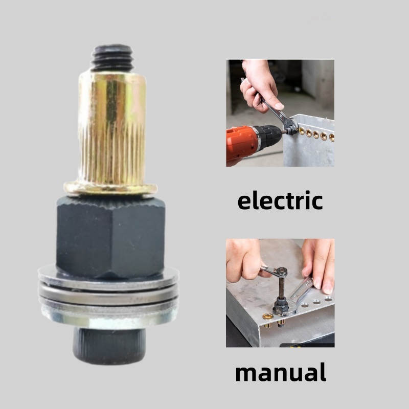 Rivnut Tool Hand Klinknagel Moer Setter Kit voor Dunne Metalen Plaat Schroefdraad Insert Nutserts M3 M4 M5 M6 M8 M10